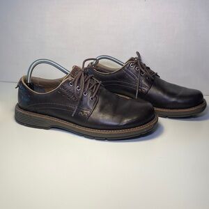 Merrell Realm Espresso Leather Lace Oxford, Men's sz 9.5